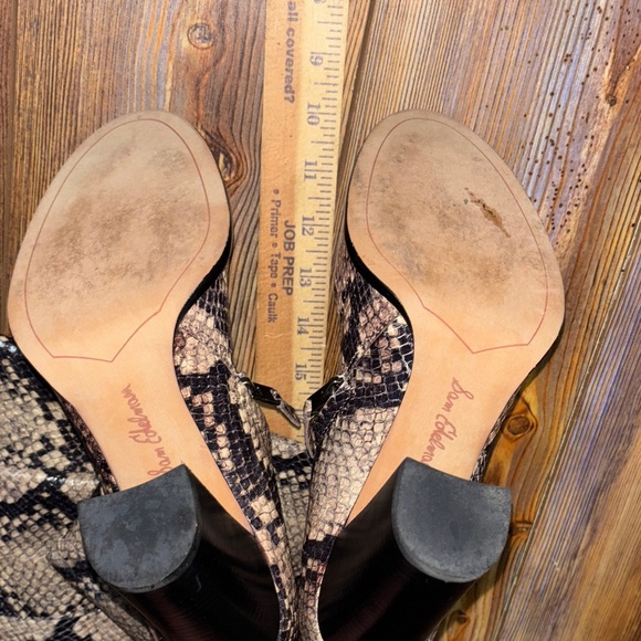 Sam Edelman Rylan Boots Snake skin Heeled Boots sold at Anthropologie 8.5 - Picture 5 of 8